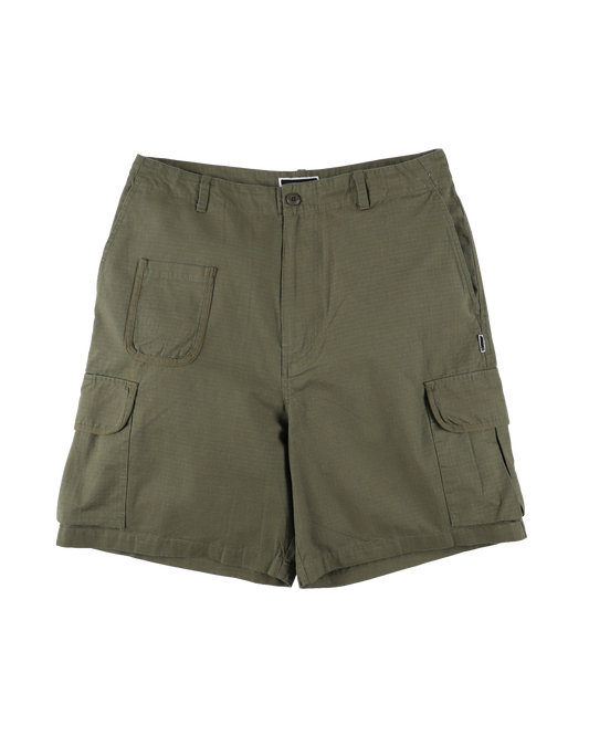 RIPSTOP TRIM SHORTS KHAKI