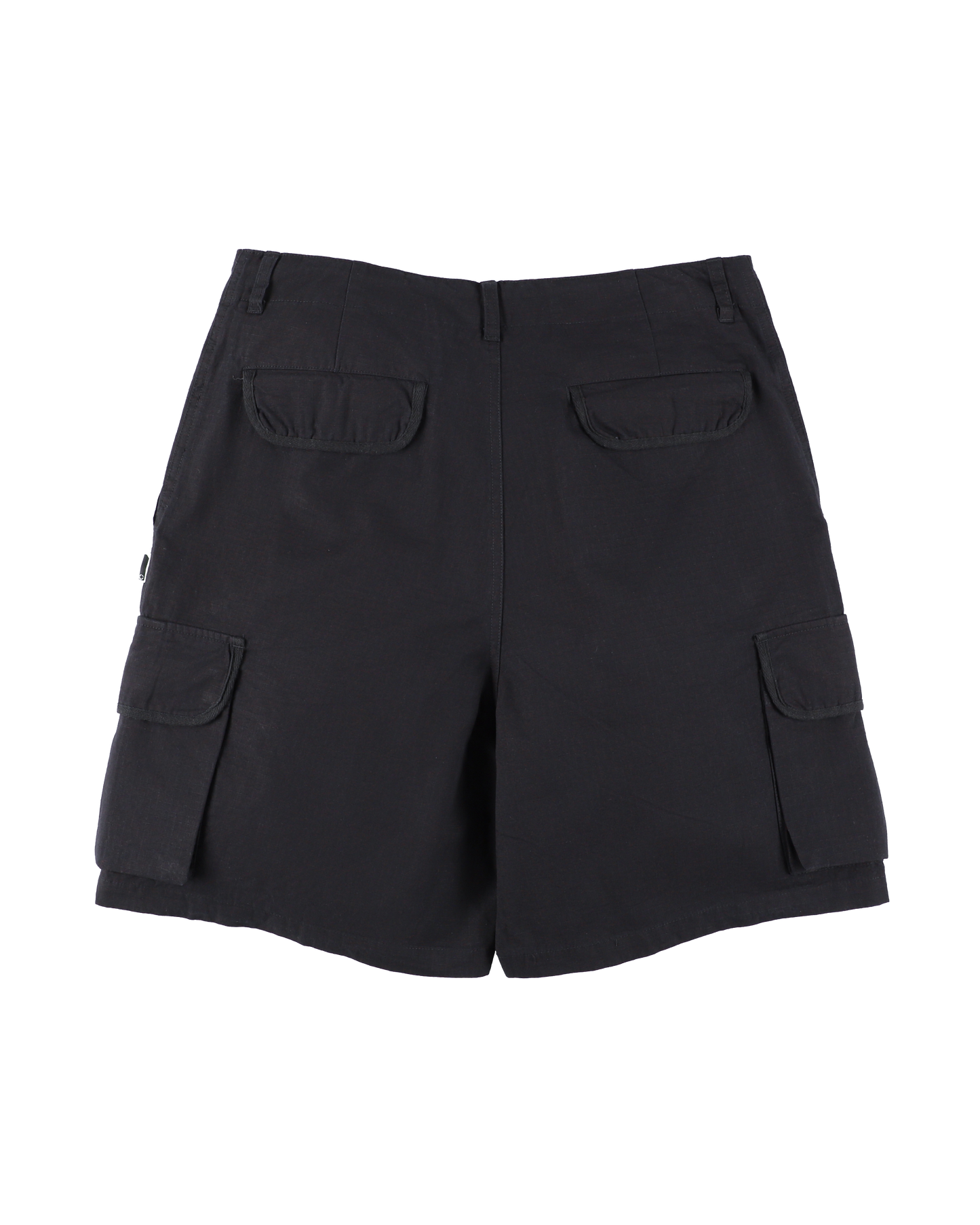 RIPSTOP TRIM SHORTS BLACK