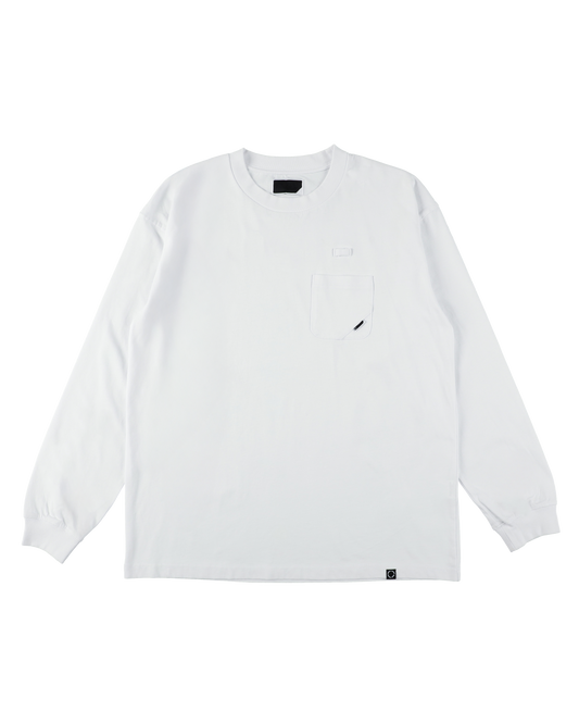 OPTICAL LOOP LS T-SHIRT WHITE