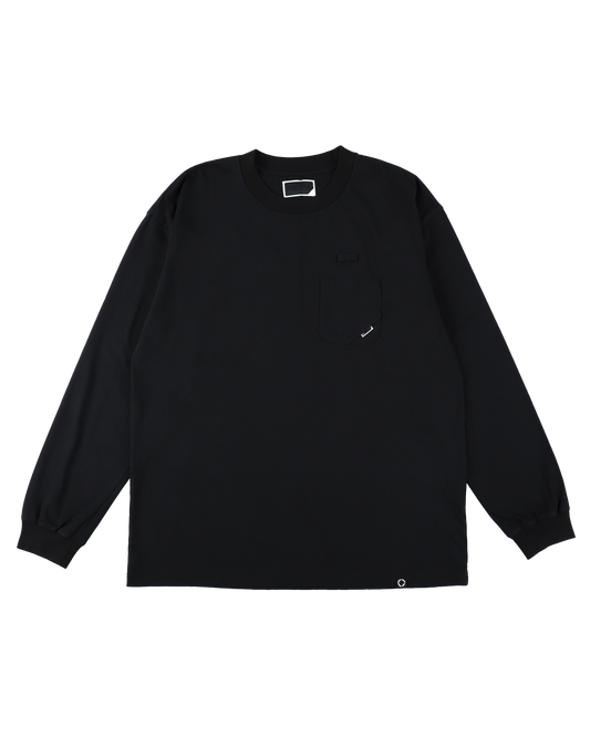 OPTICAL LOOP LS T-SHIRT BLACK