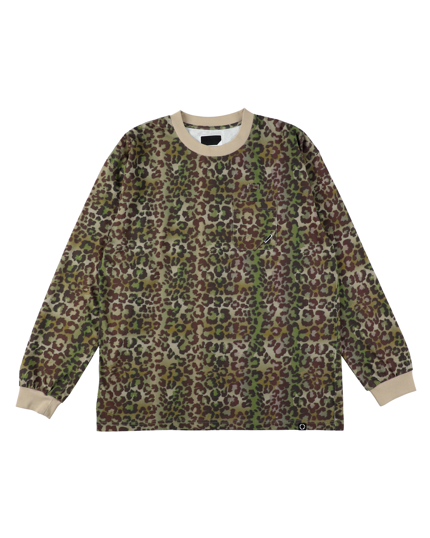 OPTICAL LOOP LS T-SHIRT LEOPARD