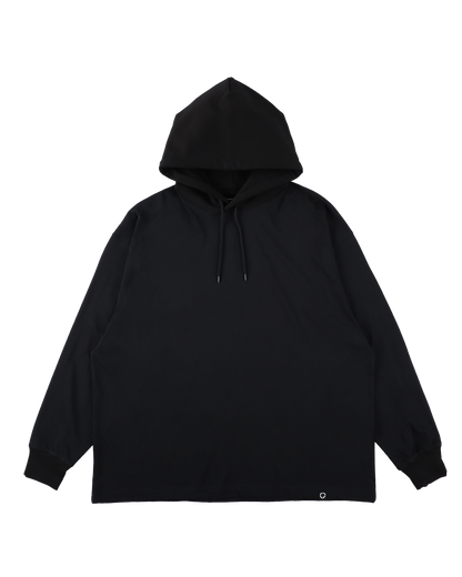 TEE LAYER HOODIE BLACK