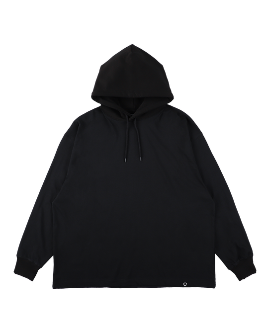 TEE LAYER HOODIE BLACK