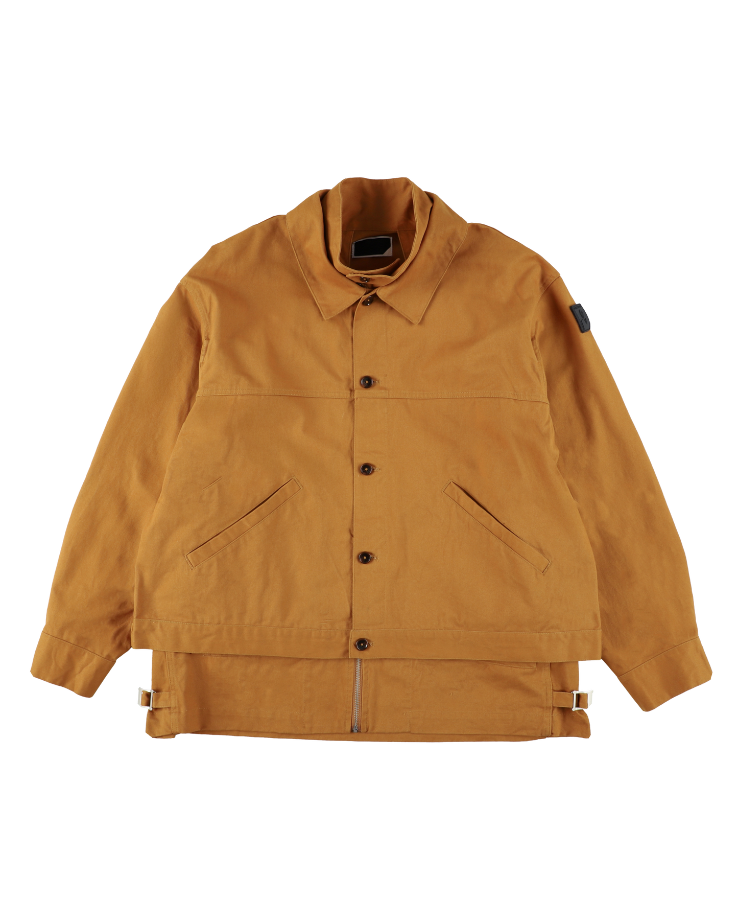 TWILL DOUBLE JACKET LIGHT BROWN