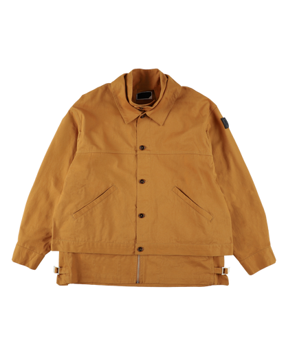 TWILL DOUBLE JACKET LIGHT BROWN