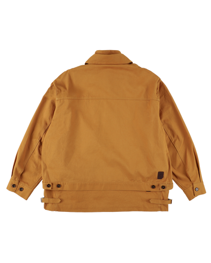 TWILL DOUBLE JACKET LIGHT BROWN