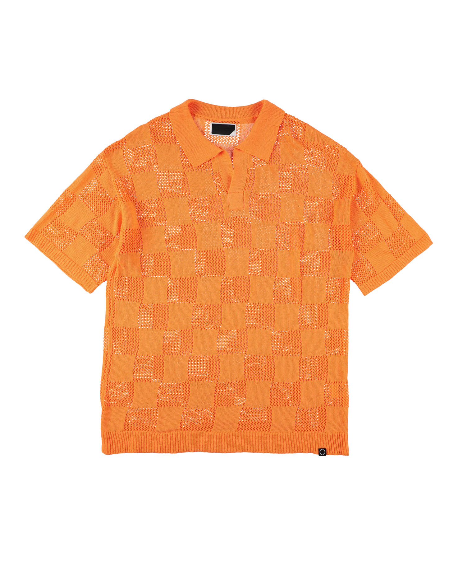 CHECKER WEB SKIPPER POLO ORANGE