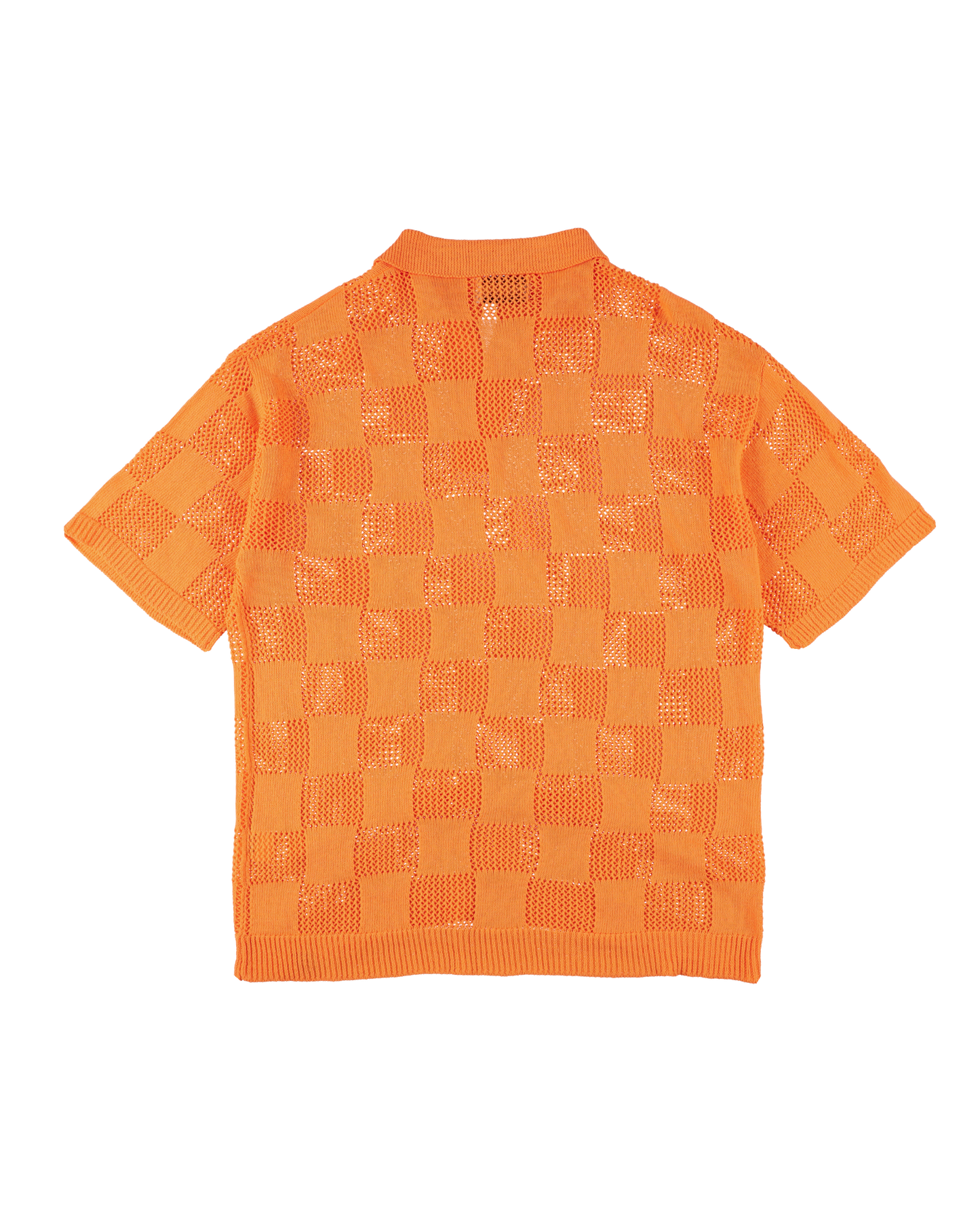 CHECKER WEB SKIPPER POLO ORANGE