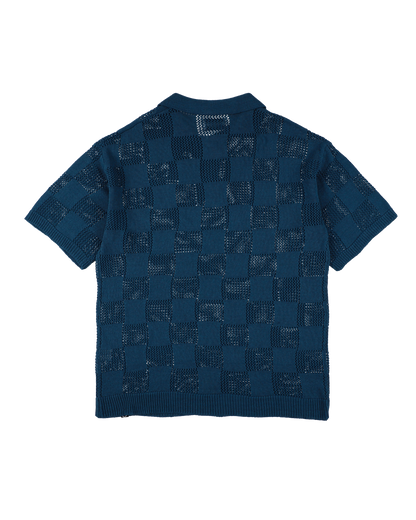 CHECKER WEB SKIPPER POLO NAVY