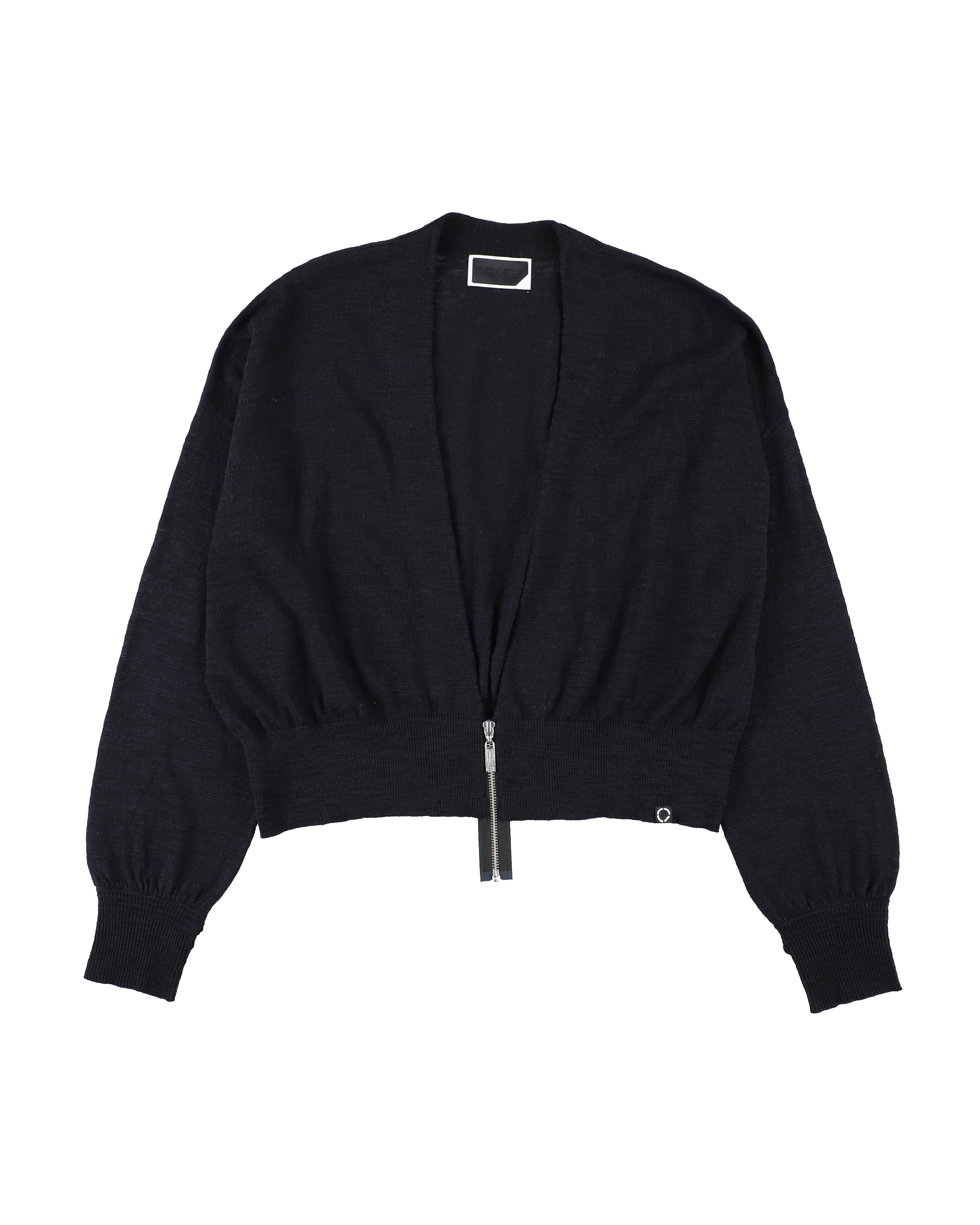 SLAB GAUZE KNIT BOLERO BLACK – PHINGERIN
