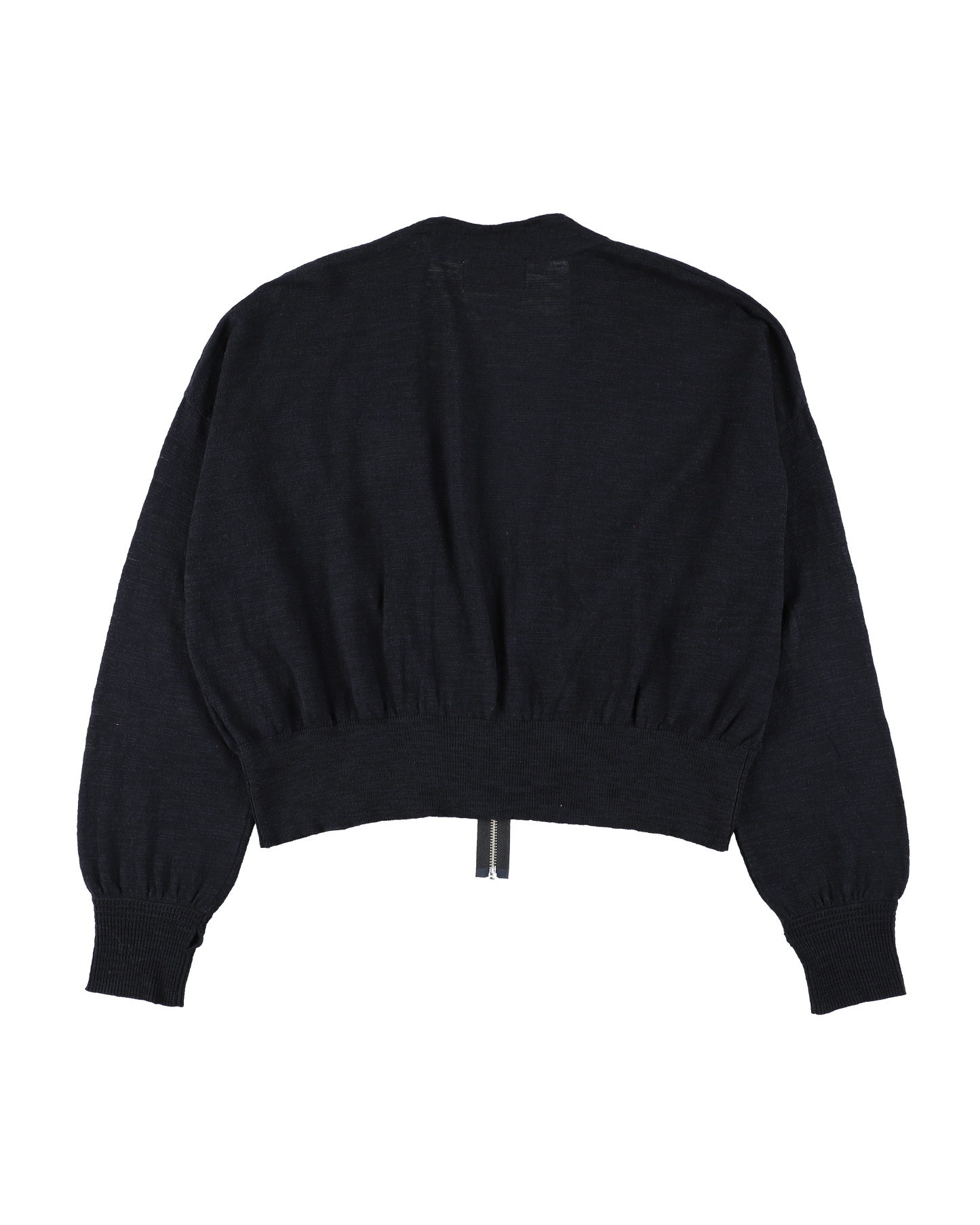 SLAB GAUZE KNIT BOLERO BLACK