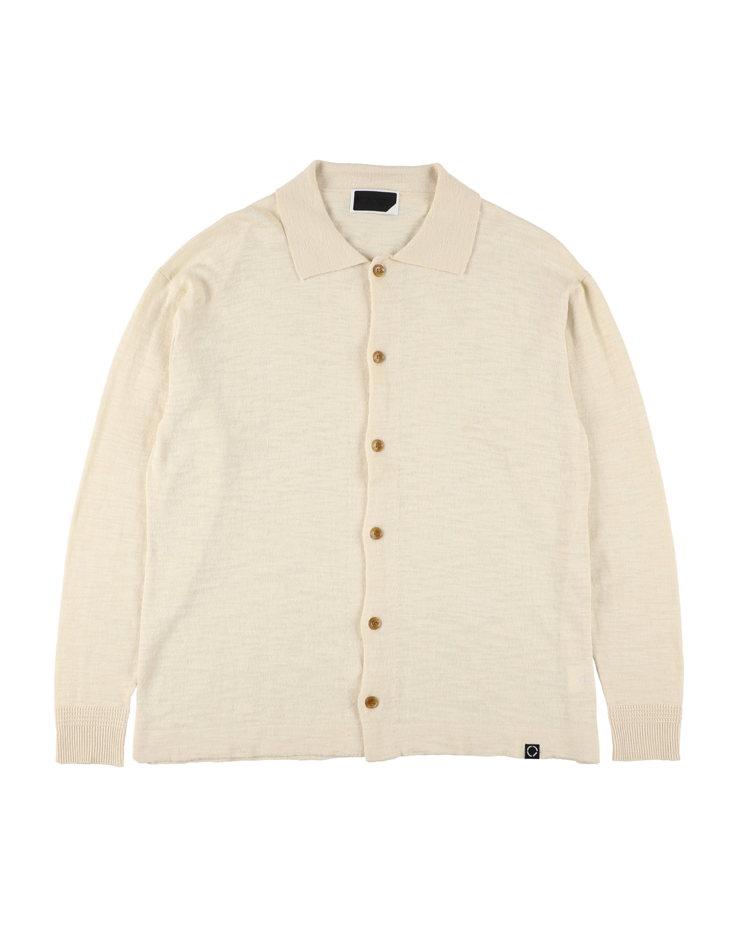 SLAB GAUZE KNIT SHIRT OFF WHITE