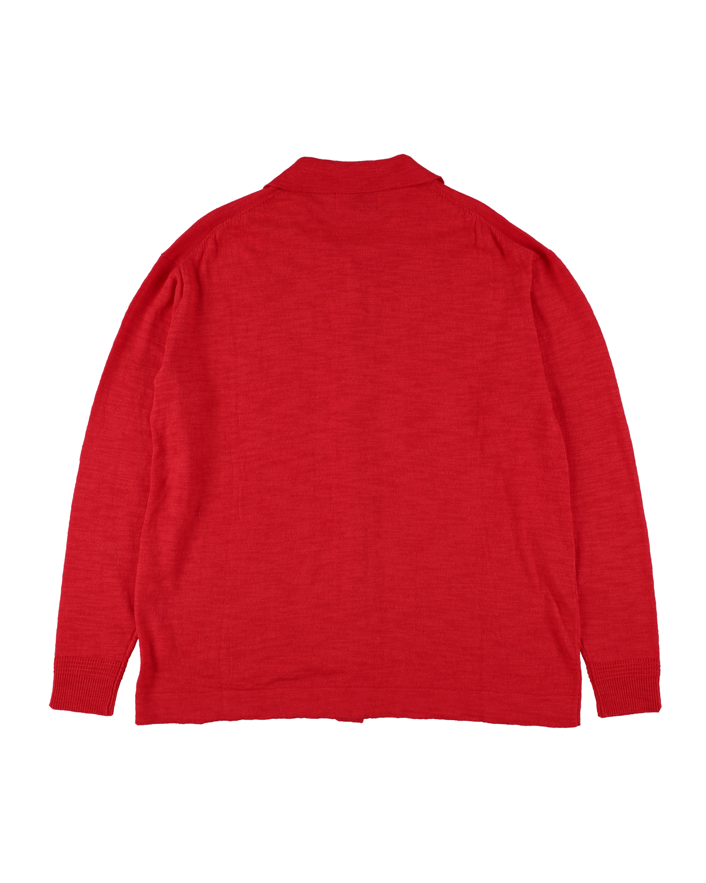 SLAB GAUZE KNIT SHIRT RED