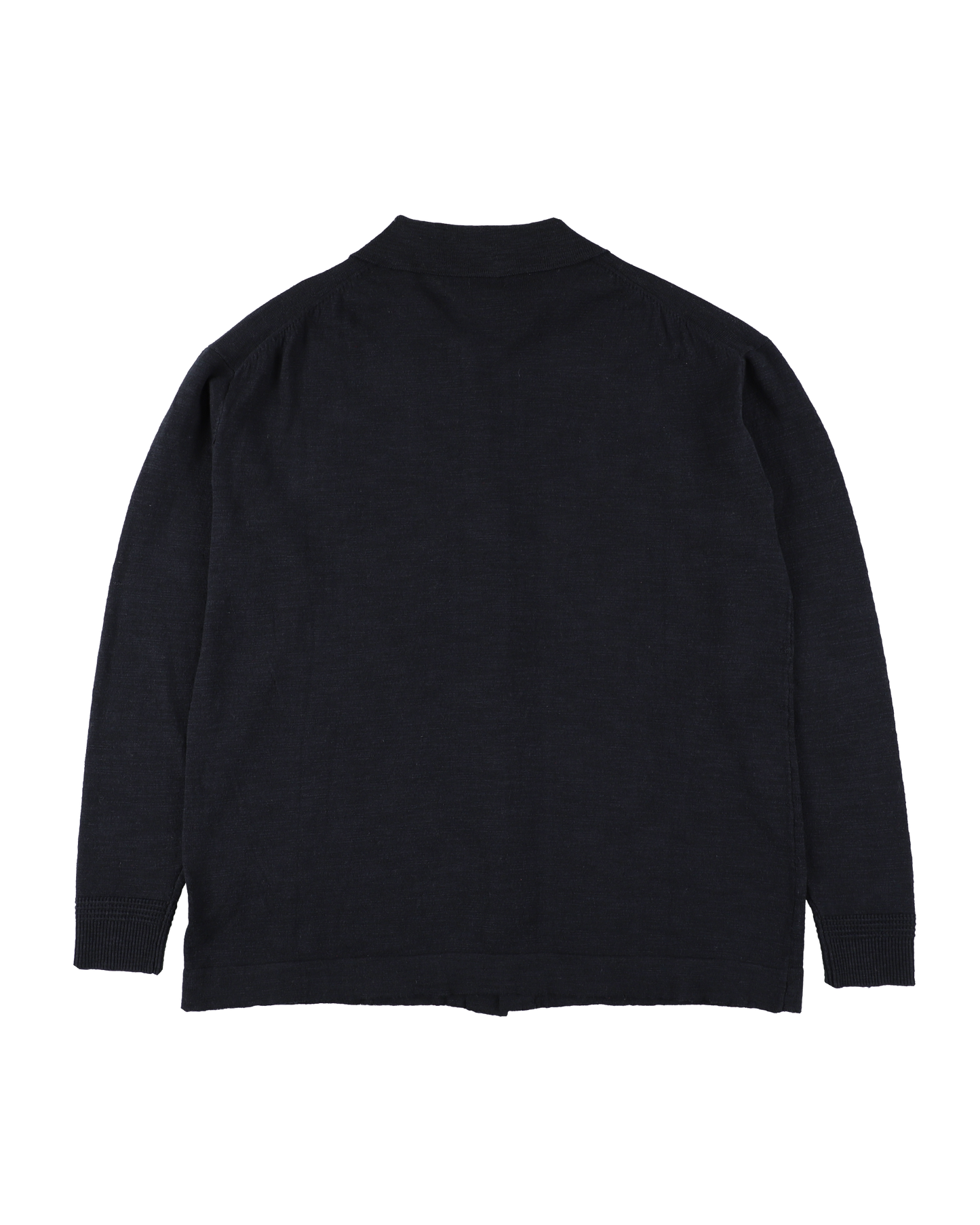 SLAB GAUZE KNIT SHIRT BLACK