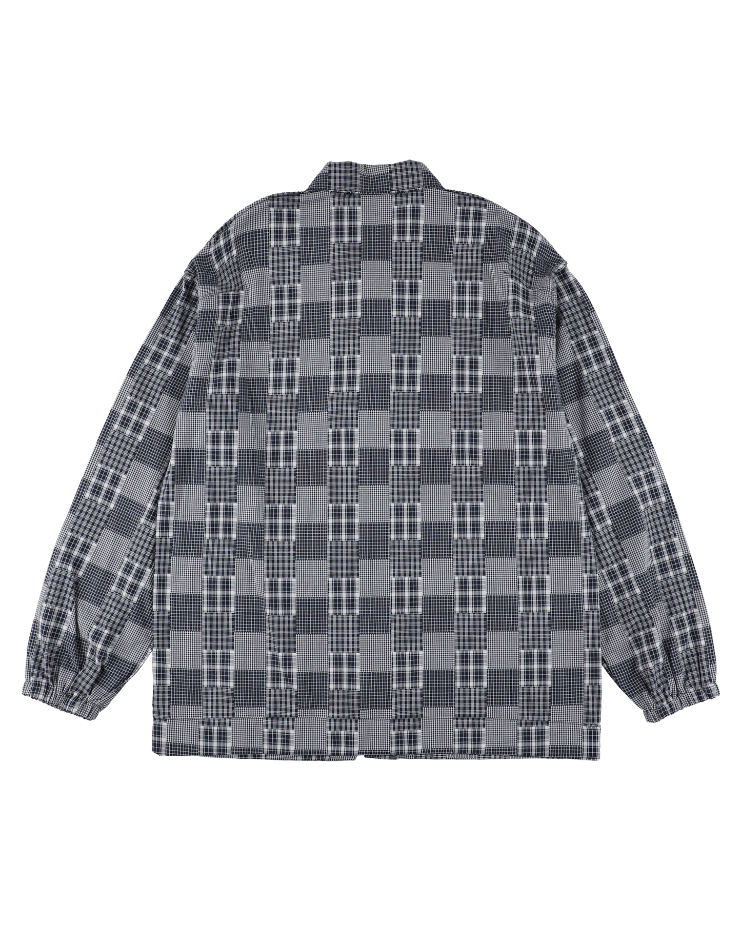 HAND-STENCILED NIGHTSHIRT BLACK