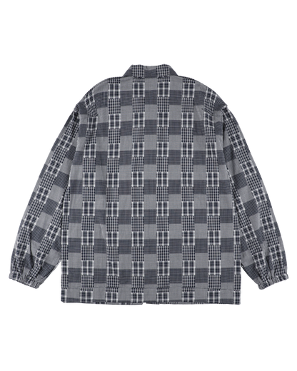 HAND-STENCILED NIGHTSHIRT BLACK