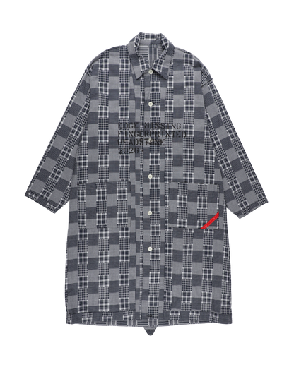 HAND-STENCILED SLEEPER BLACK