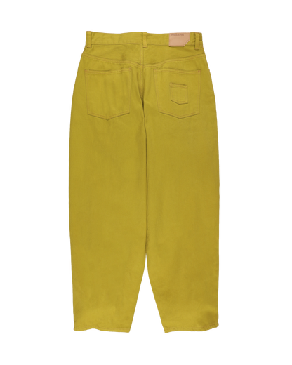 6 POCKET JEANS COLOR LIME GREEN