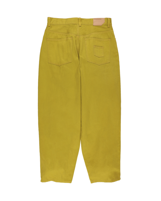 6 POCKET JEANS COLOR LIME GREEN