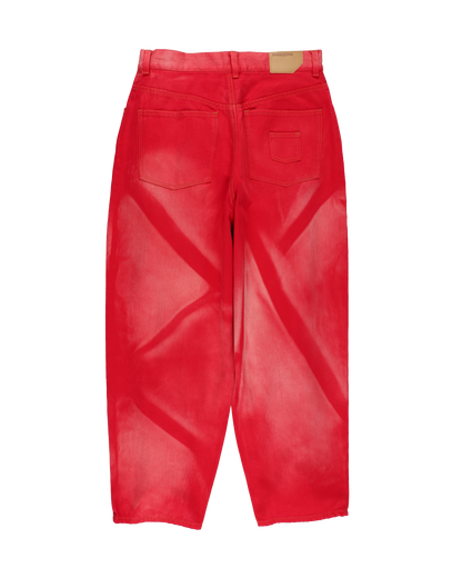 6 POCKET JEANS COLOR LAZER RED