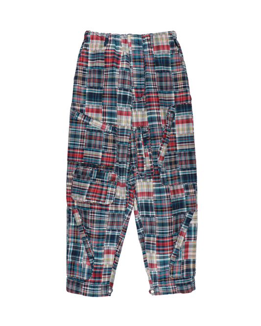PIPED FLIGHT PANTS BLUE x RED