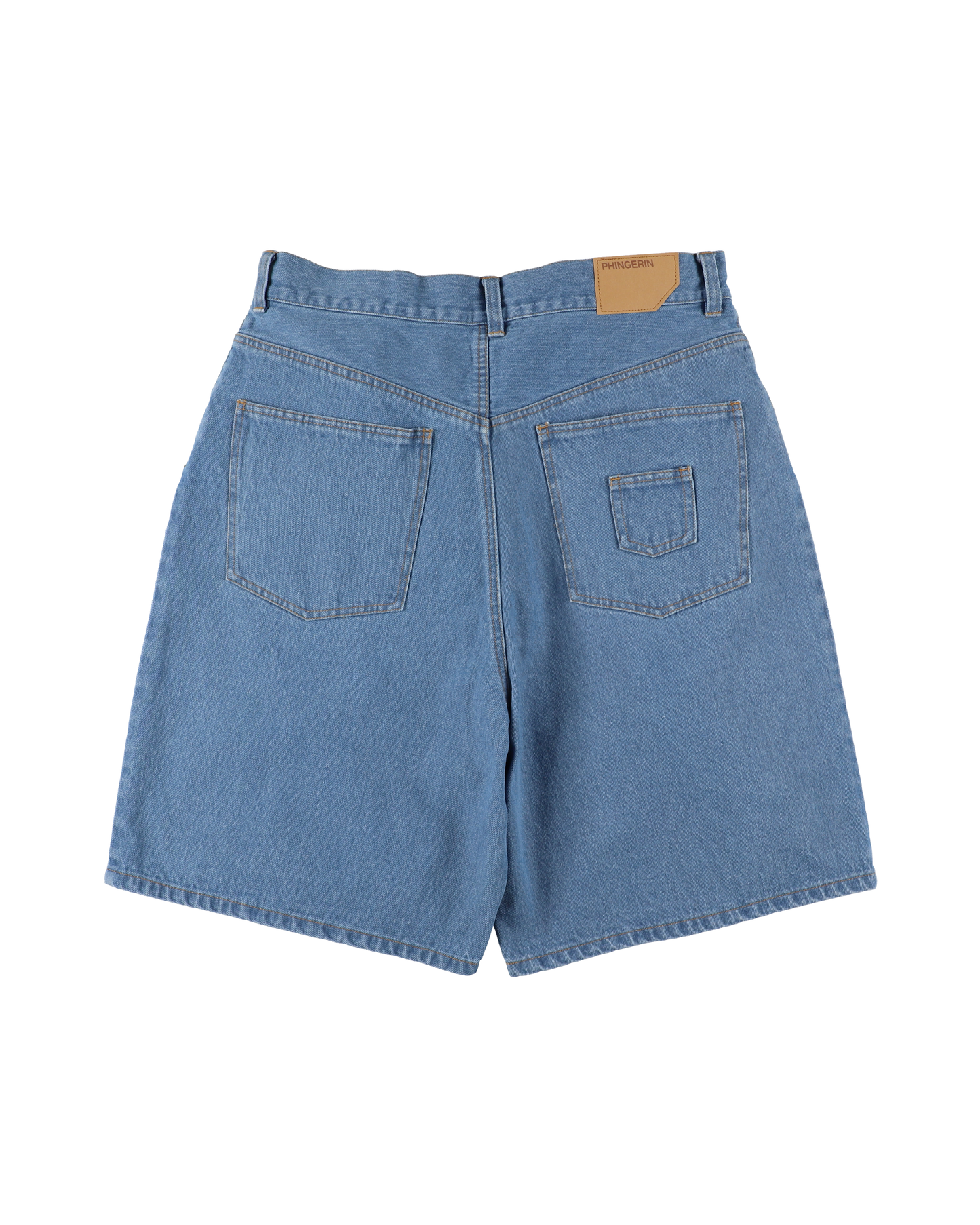6 POCKET DENIM SHORTS SAX