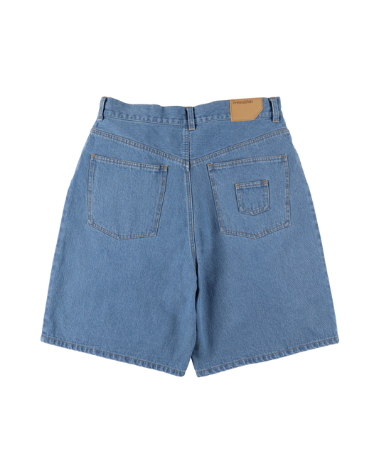6 POCKET DENIM SHORTS SAX