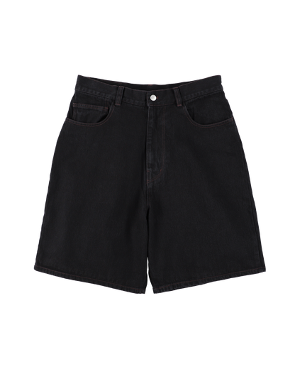 6 POCKET DENIM SHORTS BLACK