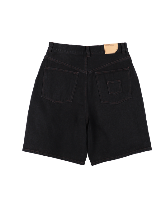 6 POCKET DENIM SHORTS BLACK