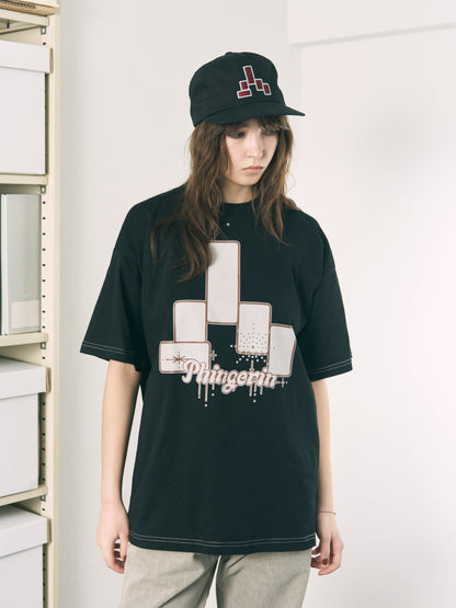 BLOCK S/S TEE WHITE
