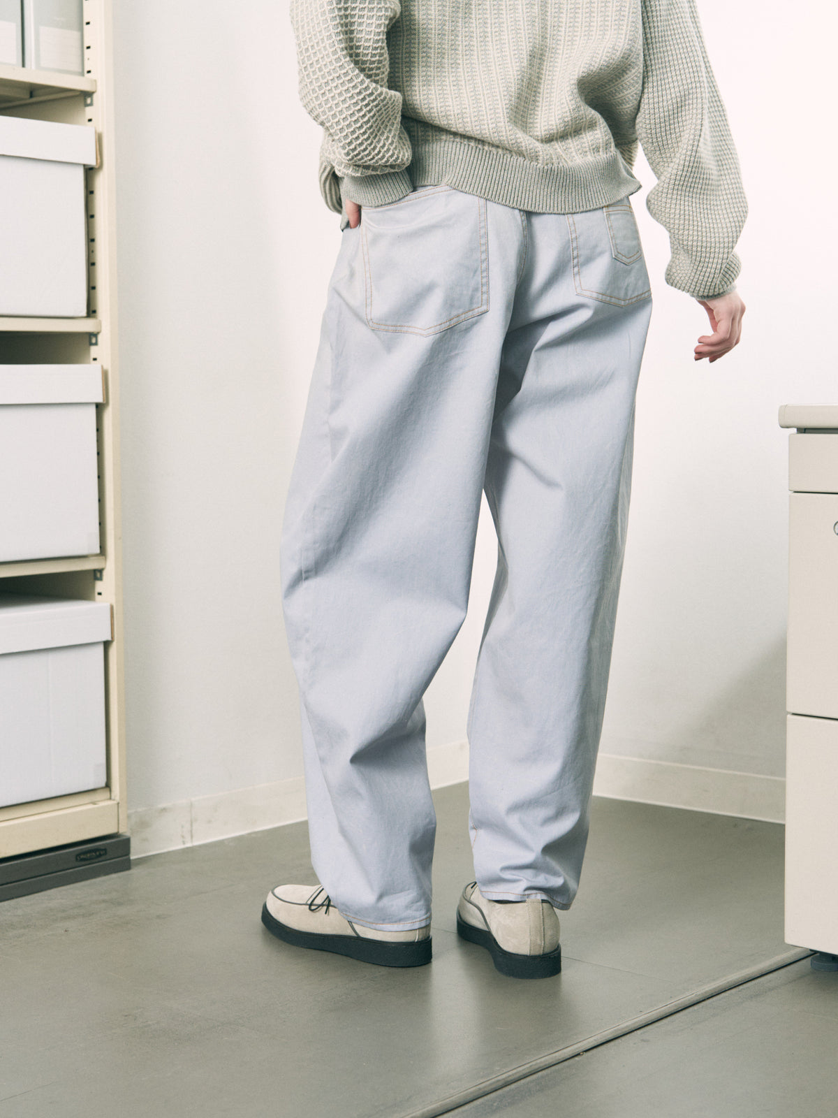 6 POCKET JEANS HEAT-REACT REGULAR SAX