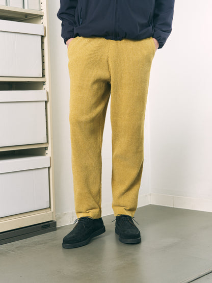 CORDY KNIT PANTS LIGHT GRAY