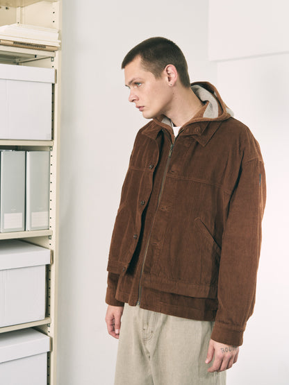 DOUBLE CORD JACKET BROWN