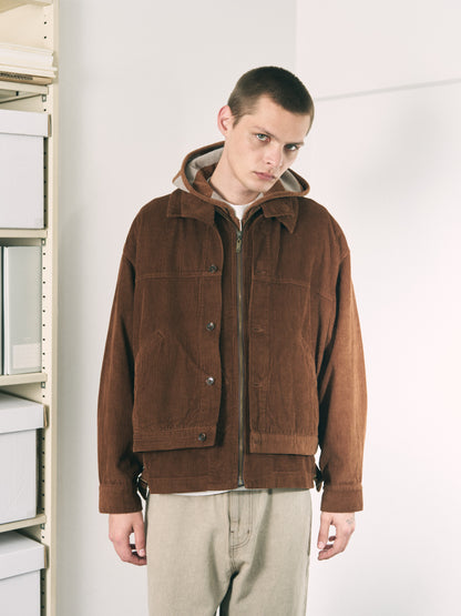 DOUBLE CORD JACKET BROWN