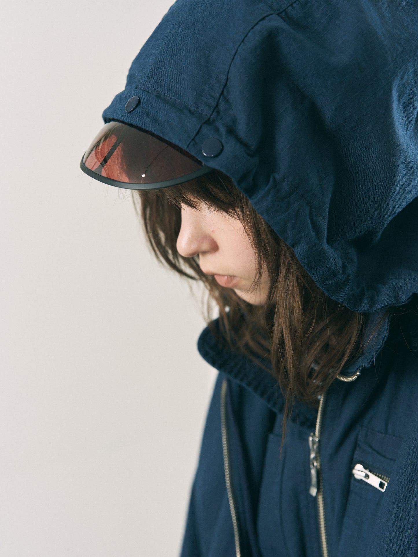 VISOR DOUBLE ZIP JACKET LIGHT IVORY