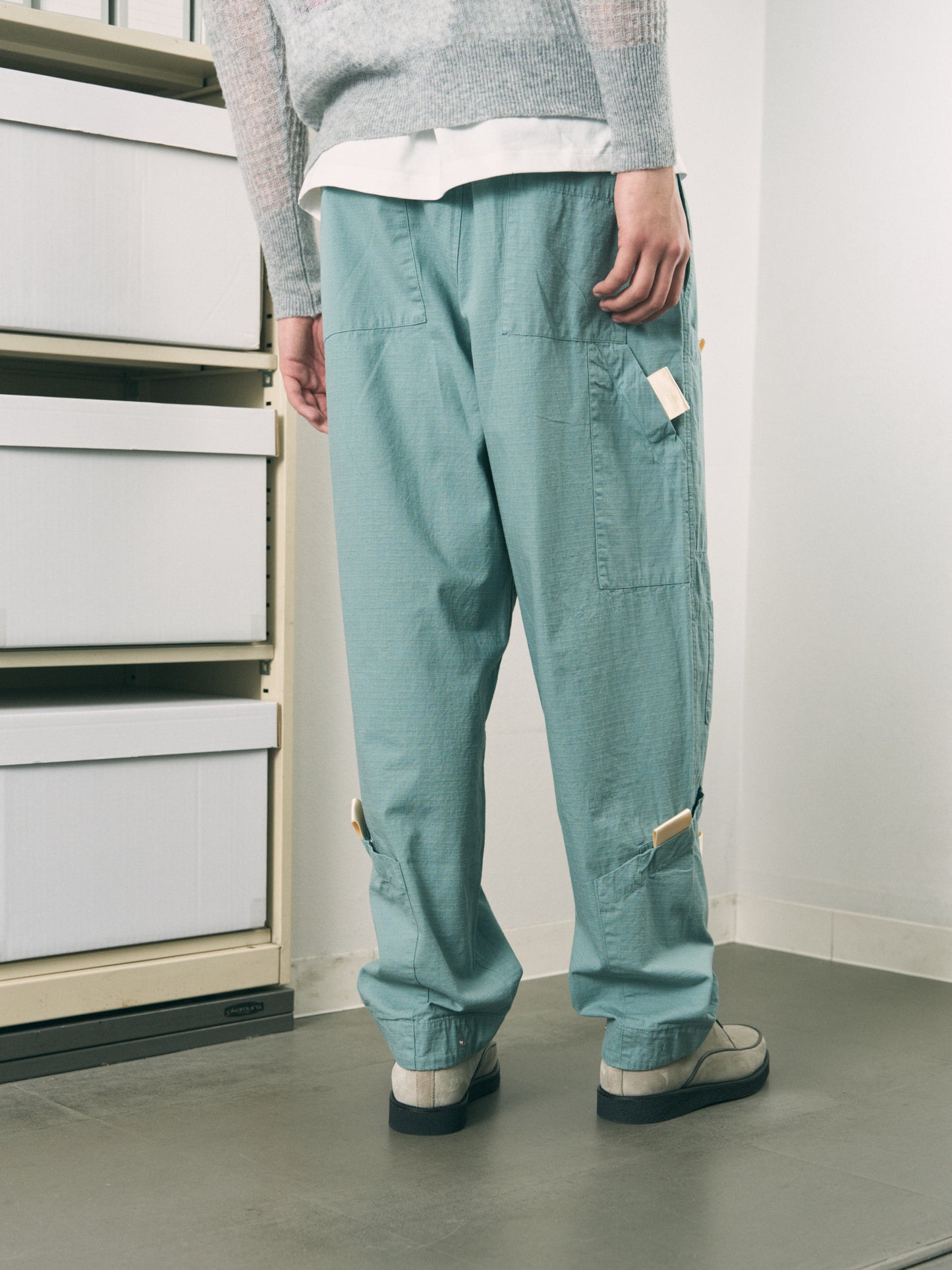 PULL TAB FLIGHT PANTS FADE MINT