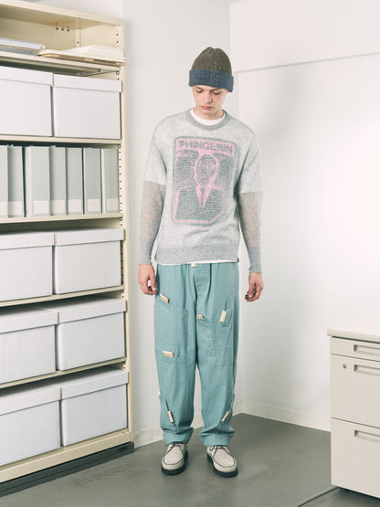 PULL TAB FLIGHT PANTS FADE MINT