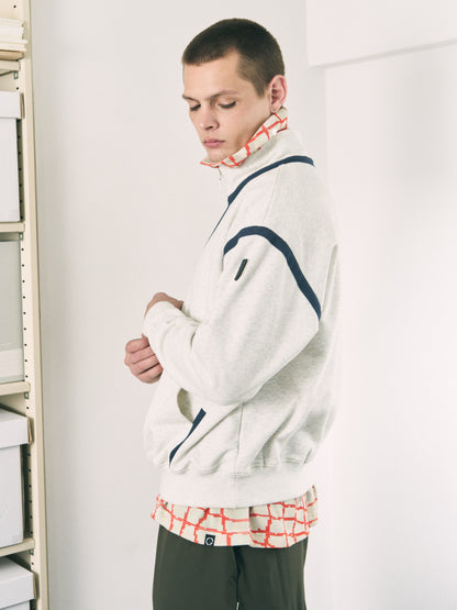 QUARTER ZIP SWEATSHIRT NAVY