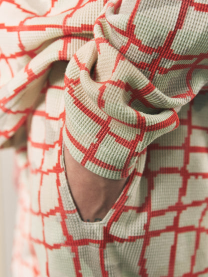 NET WAFFLE PANTS BEIGE NET