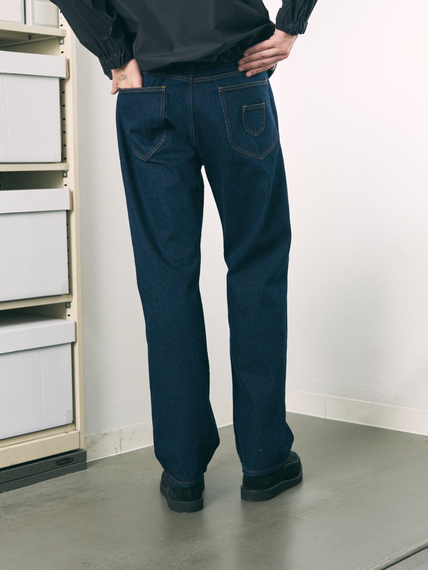 6 POCKET JEANS STRAIGHT BEIGE
