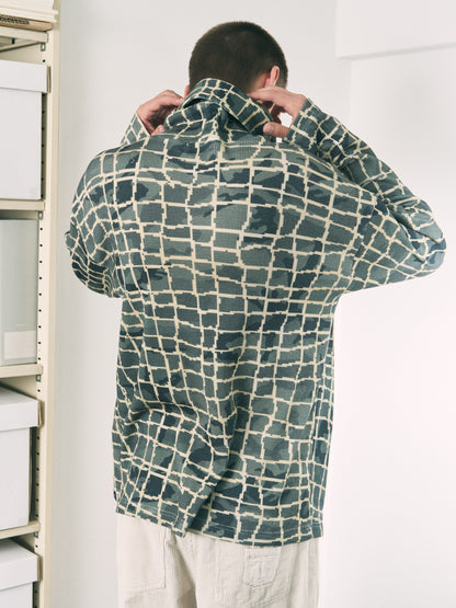 NET L/S WAFFLE HEAD STRAP THERMAL RED NET