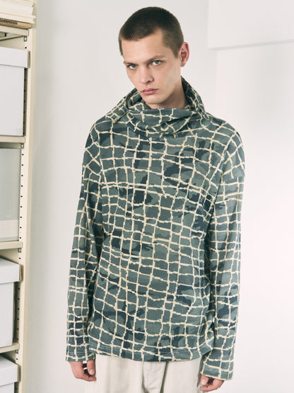 NET L/S WAFFLE HEAD STRAP THERMAL RED NET