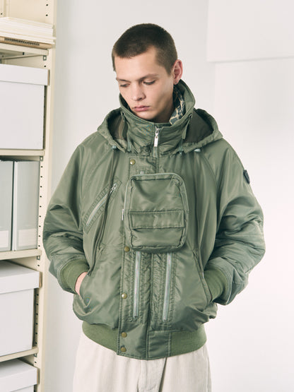 VISOR LIFT FLIGHT JACKET BLACK