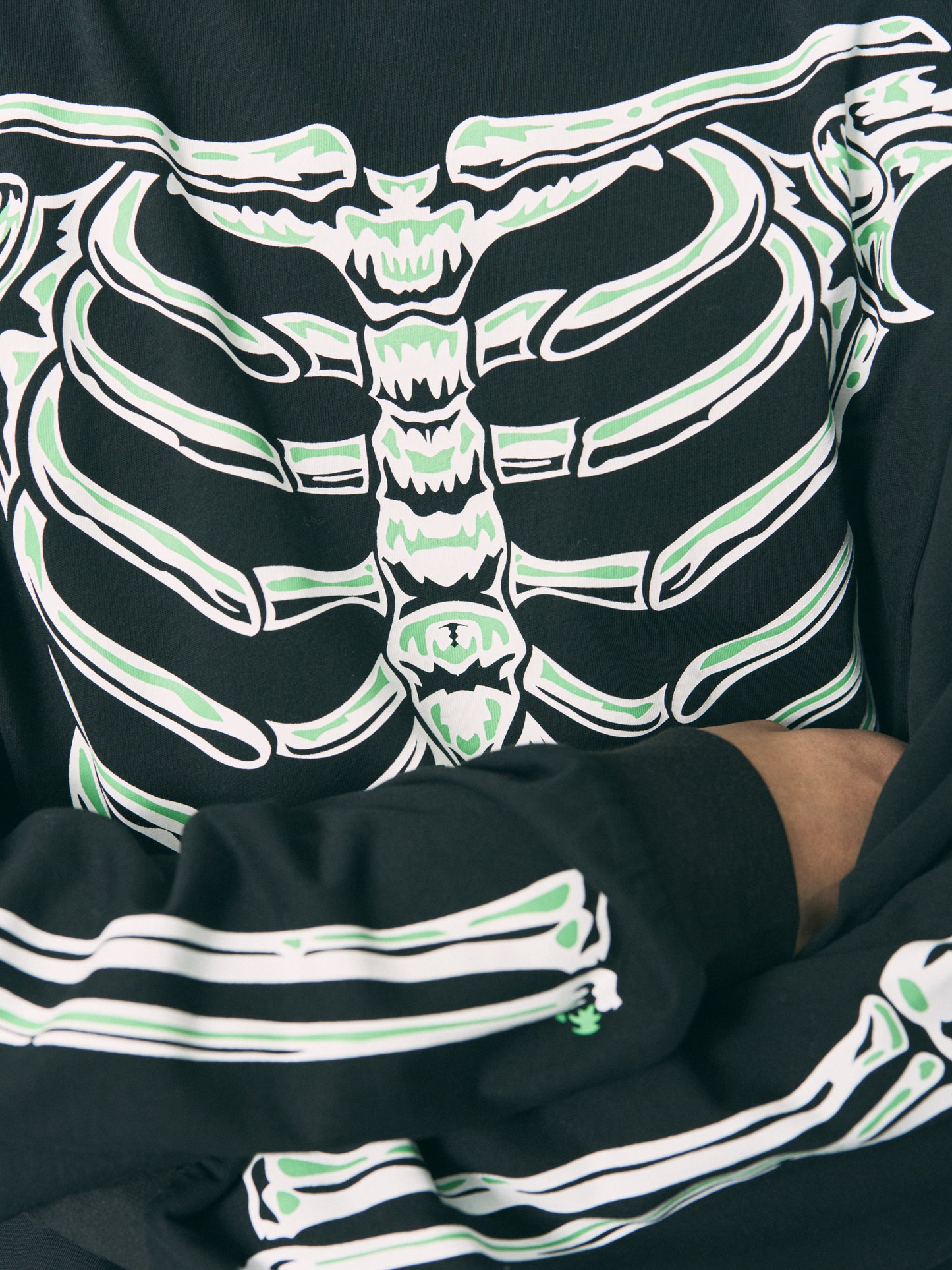 BONES L/S TEE WHITE