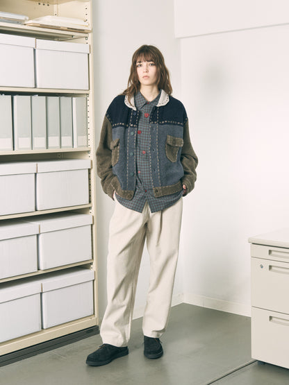 HAMBLETON PANTS CORD CHARCOAL