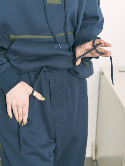 TAPE SWEATPANTS NAVY
