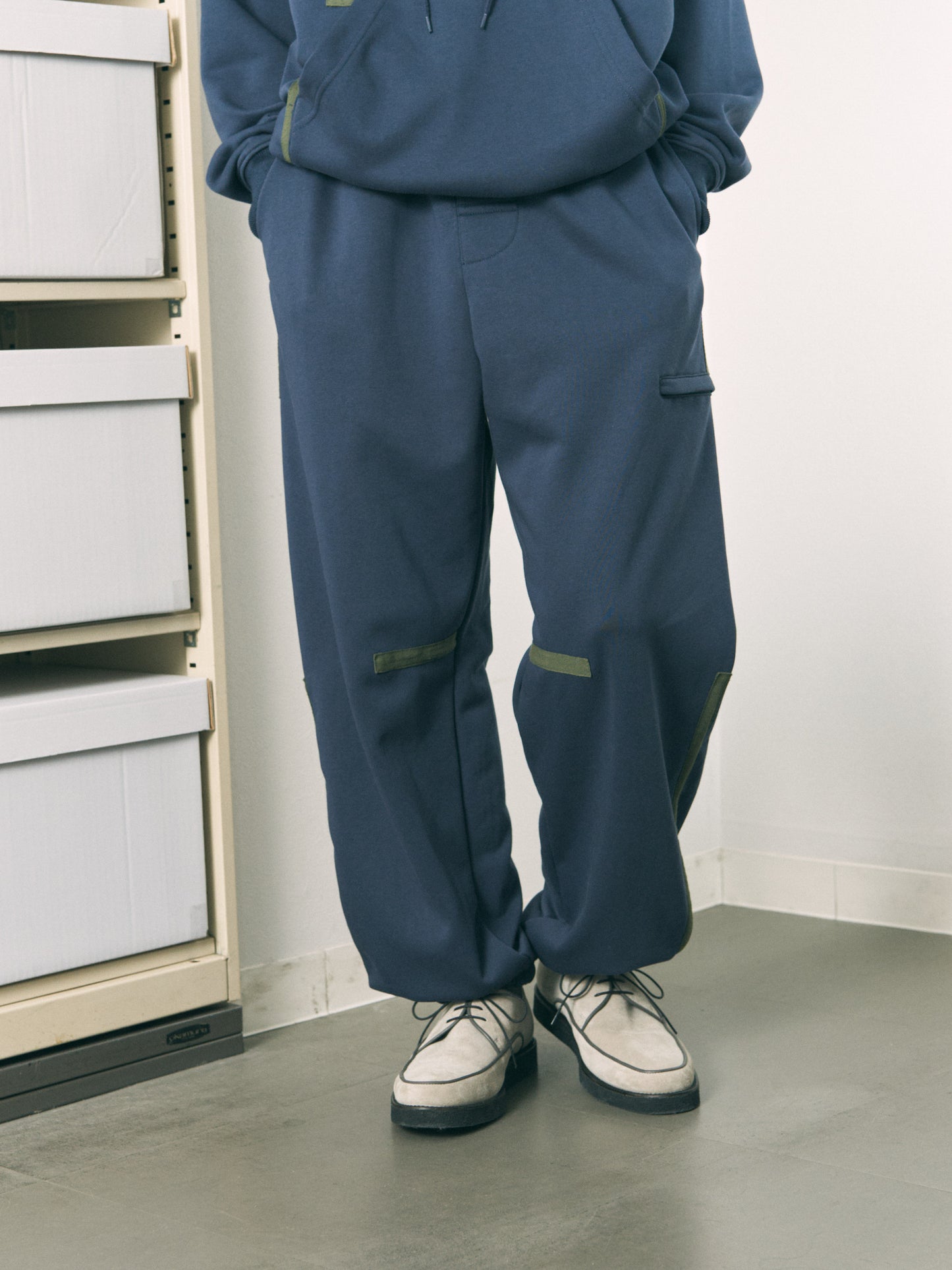 TAPE SWEATPANTS NAVY