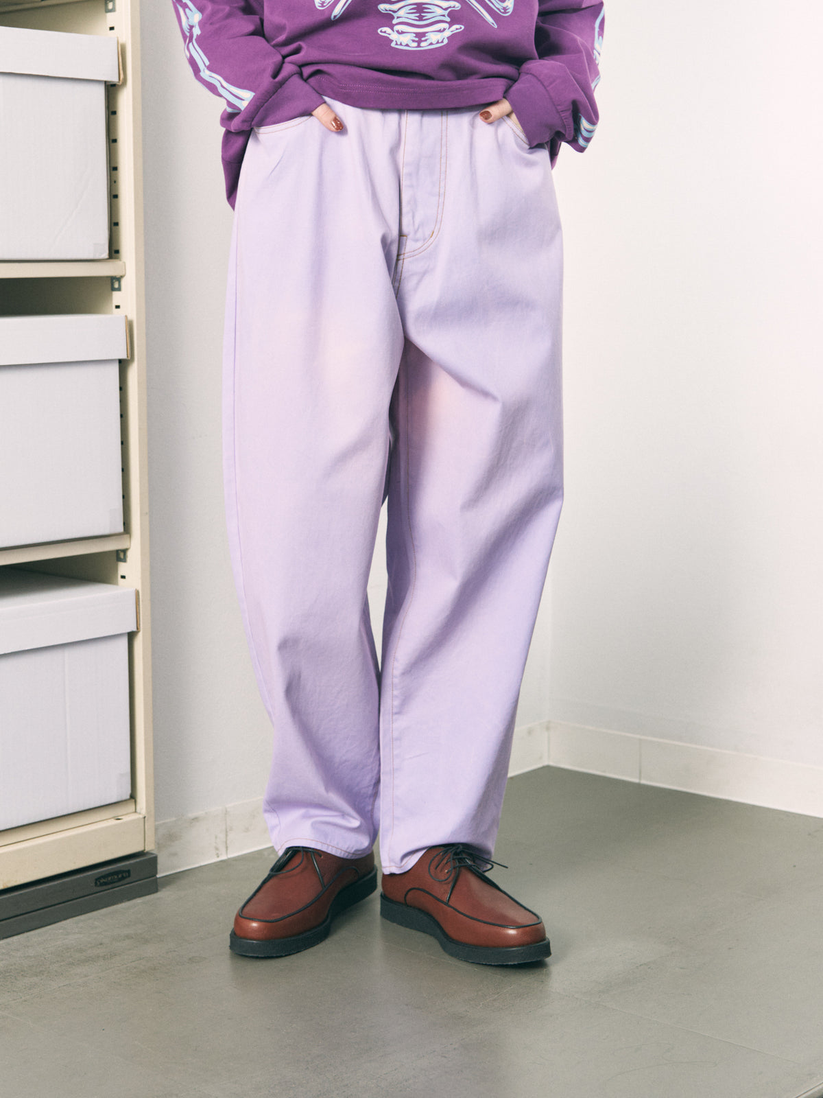 6 POCKET JEANS HEAT-REACT REGULAR SAX