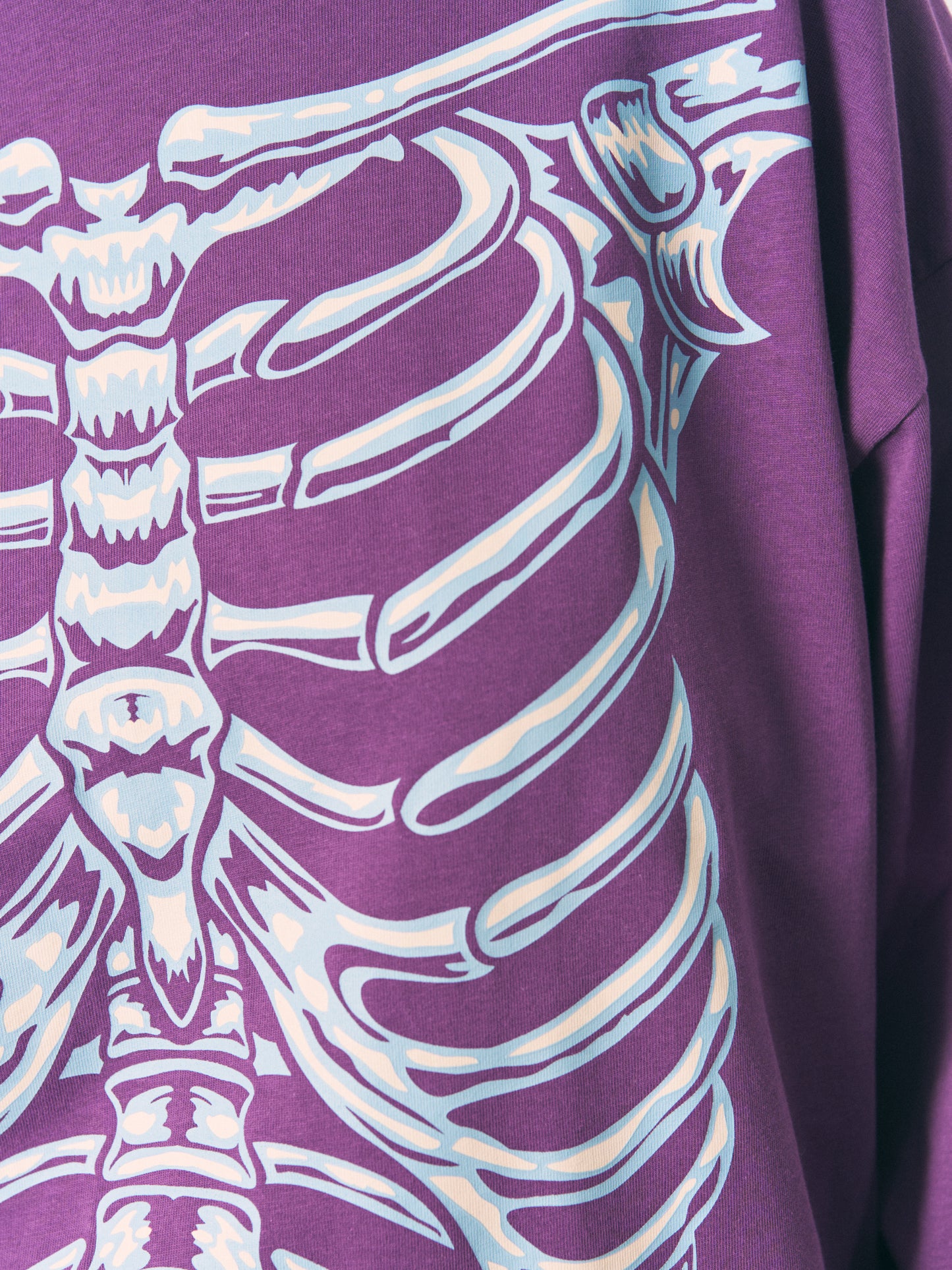 BONES L/S TEE WHITE