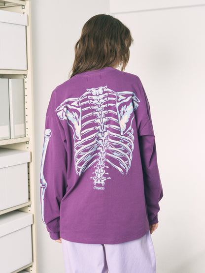 BONES L/S TEE WHITE